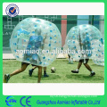 Green color dots high quality material inflatable body bumper ball for adult